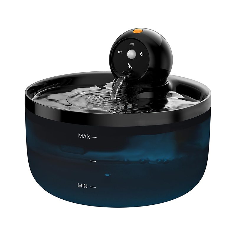 Pet Water Fountain Cordless Motion Sensor Silent 2L
