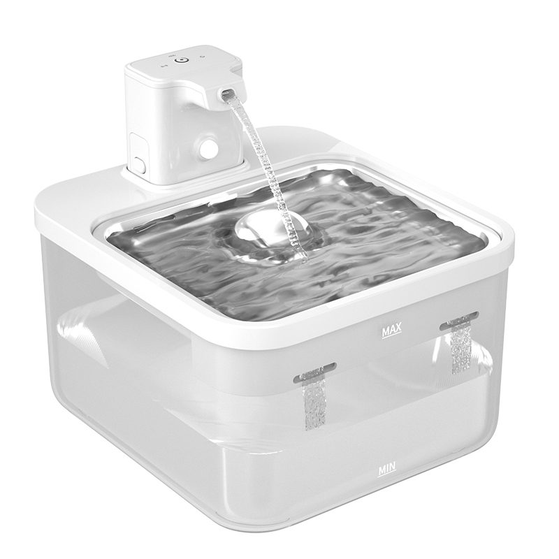 Pet Drinking Fountain Indoor Programmable Multi Layer Silent