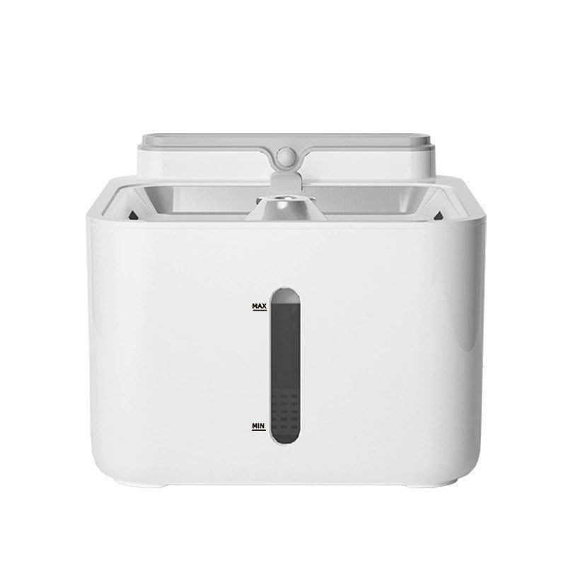 Indoor Pet Water Fountain Rechargeable Timer Mode Low Noise
