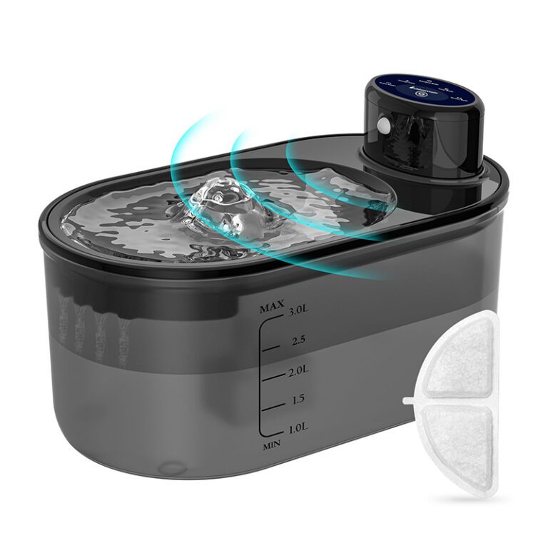 Automatic Cat Drinking Fountain Cordless Multi Layer Clean