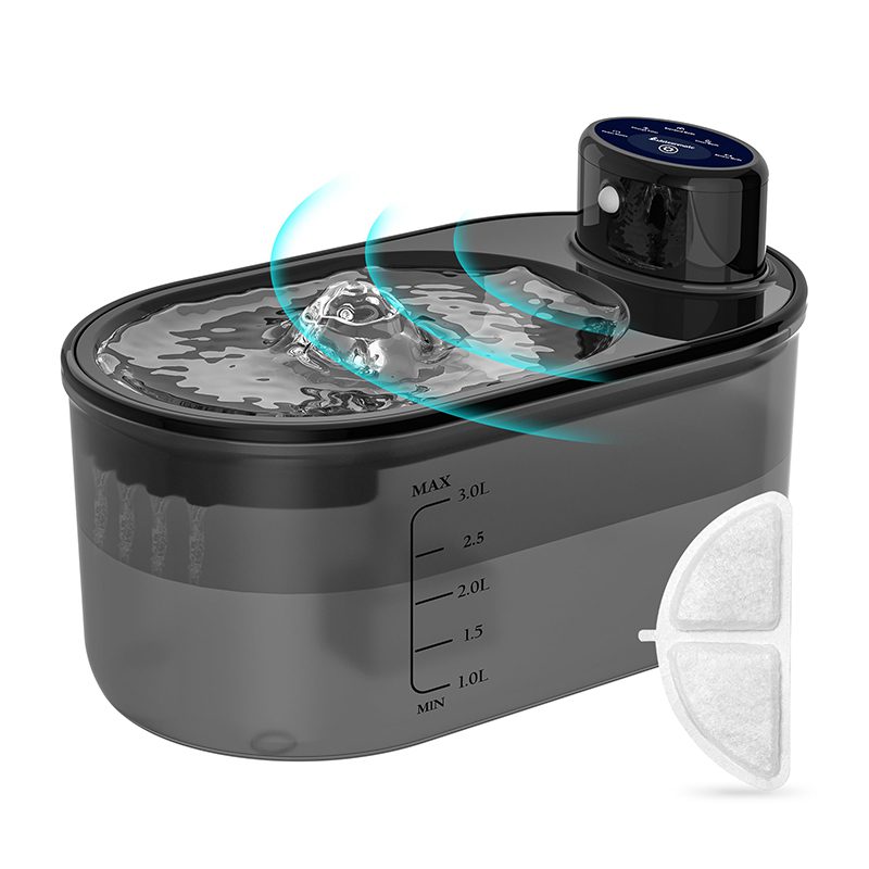Automatic Cat Drinking Fountain Cordless Multi Layer Clean