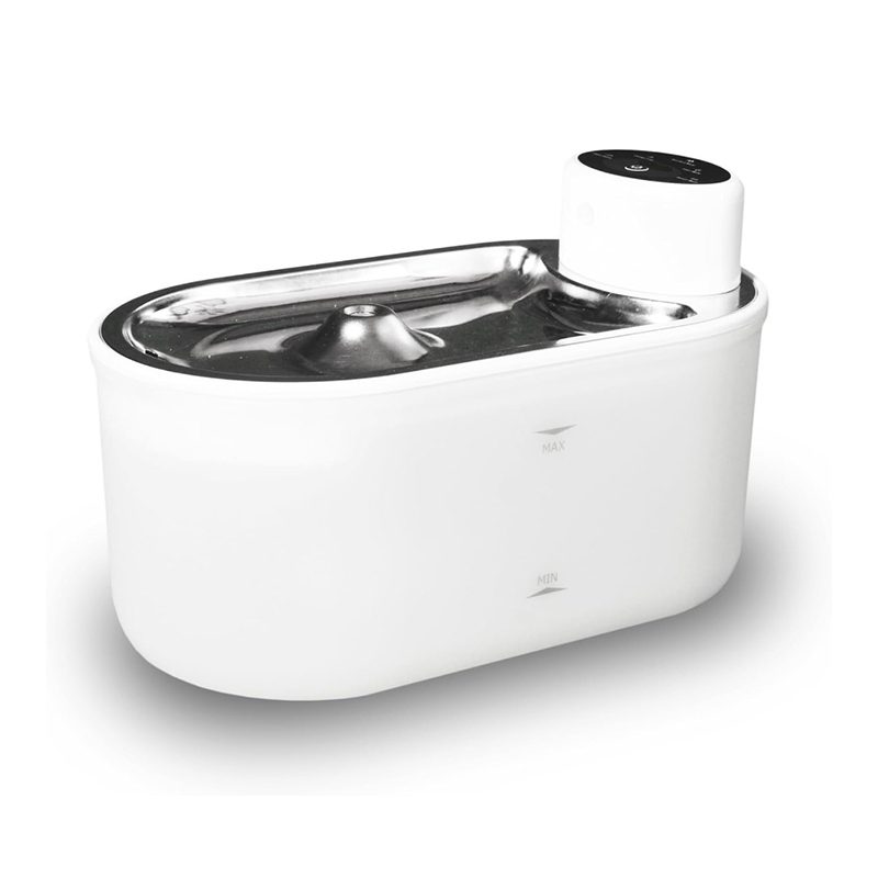 Pet Water Bowl Battery Powered Sensor Whisper Quiet Filtered