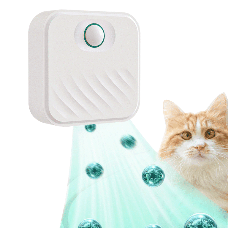 Cat Air Purifier Battery 4000mAh Ozone Silent Mini