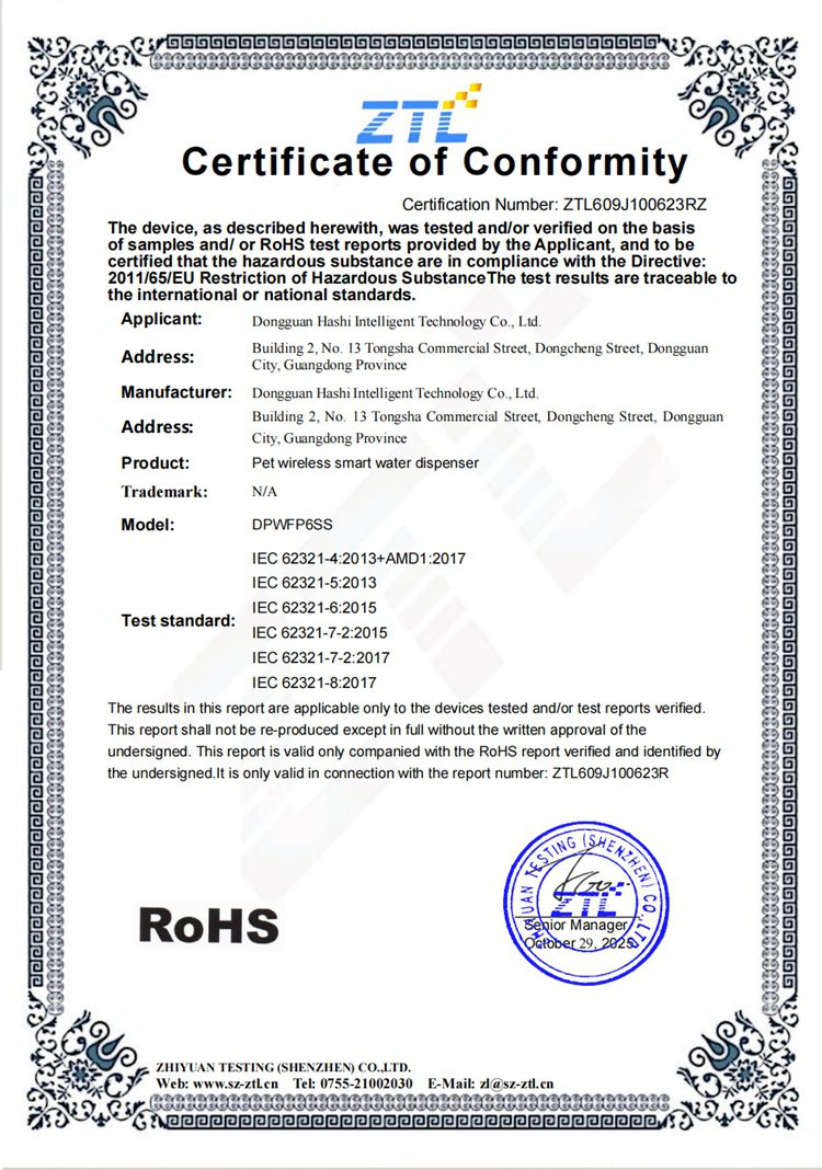 RoHS Compliance