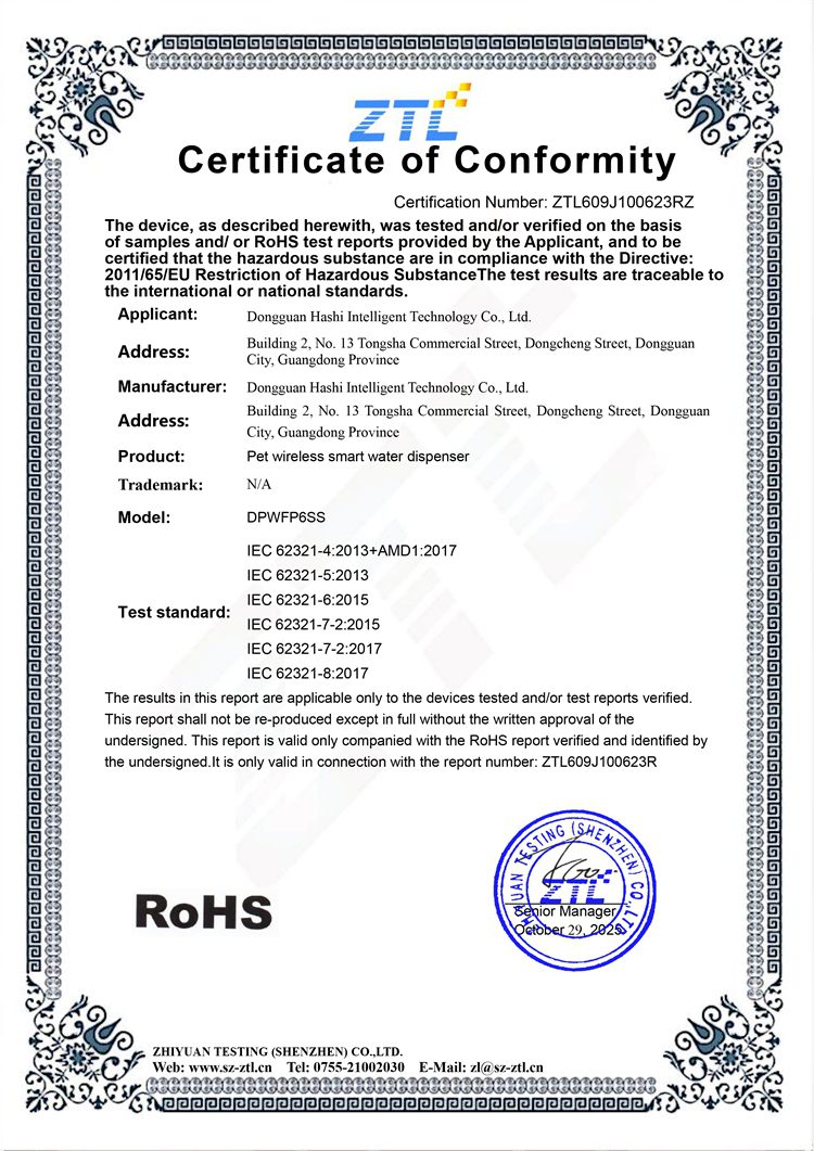 RoHS Compliance